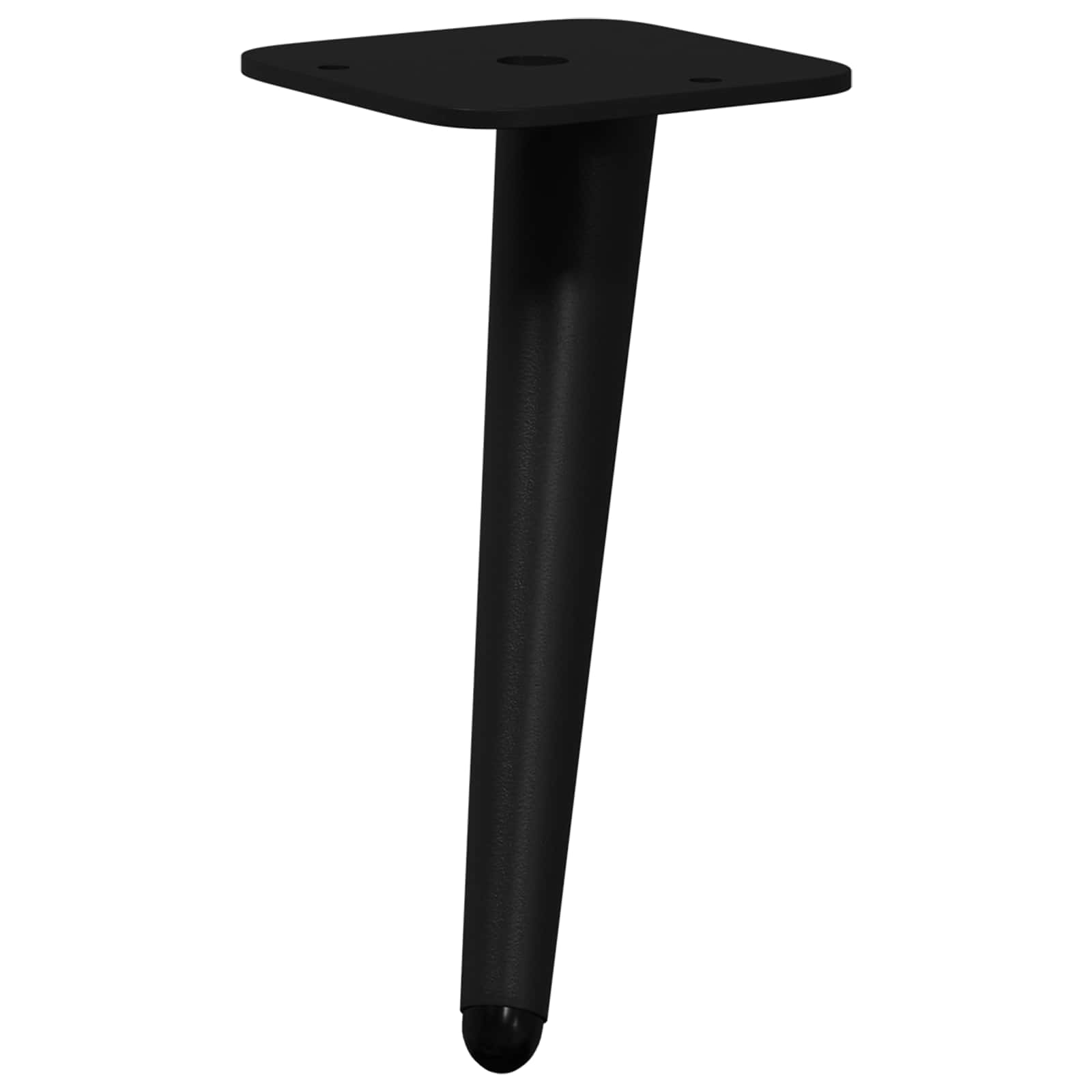Noge za stajanje 2 pcs Crna 56 x 56 x 100 mm Željezo