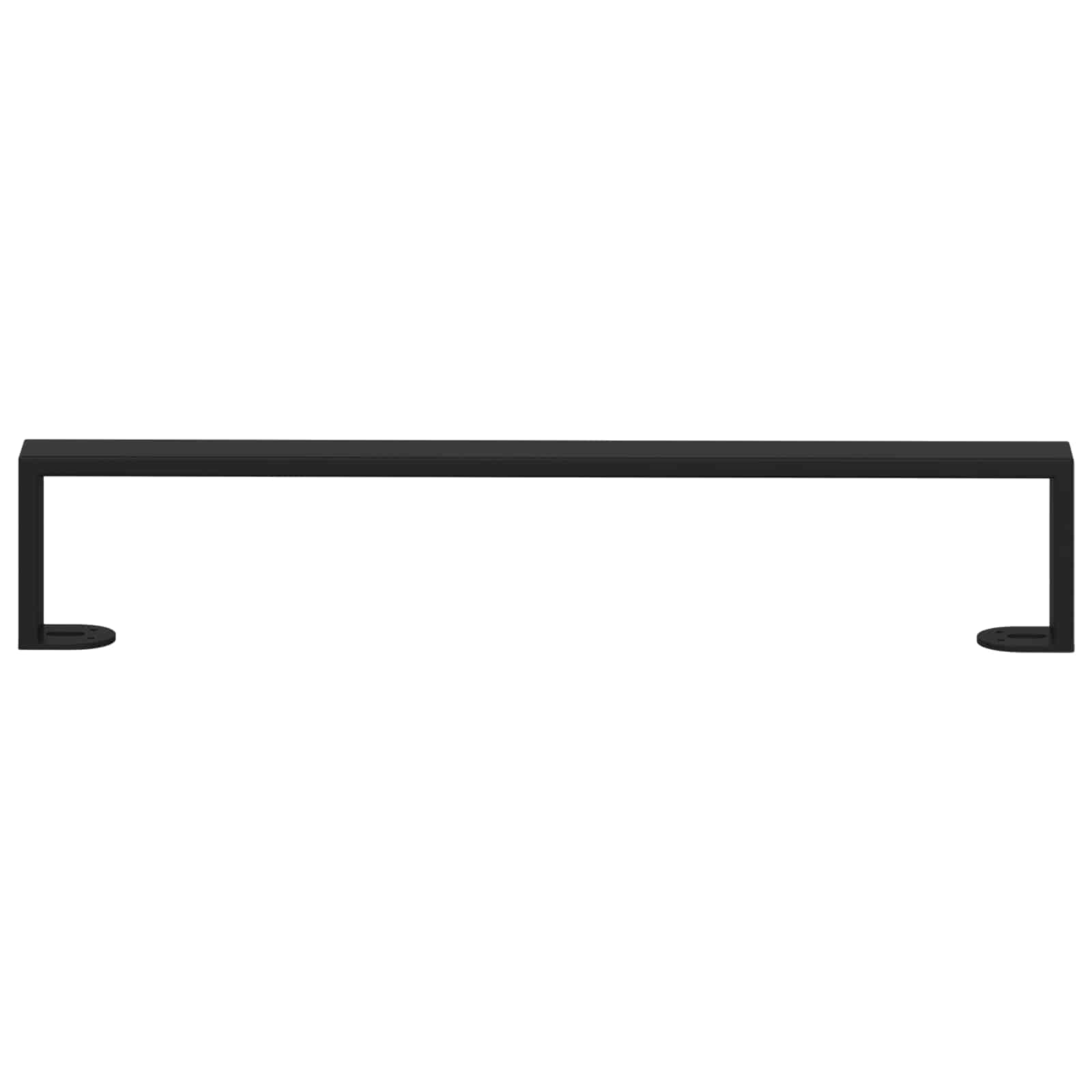 Noge namještaja 12 pcs Crna 546 x 40,5 x 100 mm Željezo