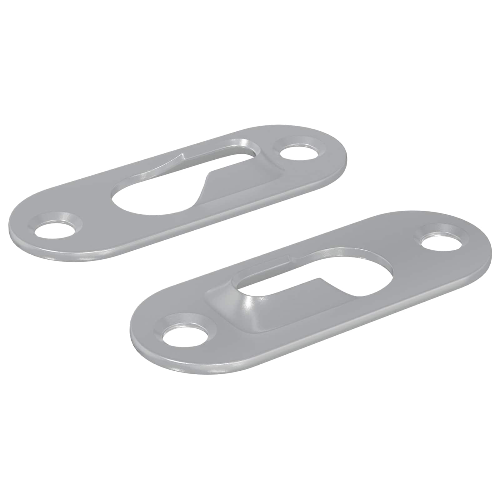 Vješalica s rupom 2 pcs Srebrno 45 x 16 x 3.5 mm Željezo
