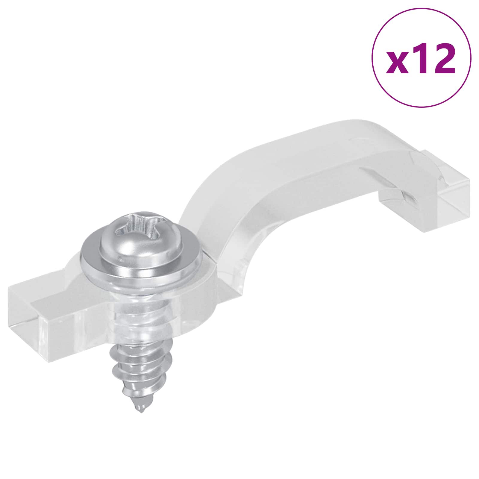 LED Trake za sponice 12 pcs *Transparent*an 23,8 x 7,3 x 4,3 mm