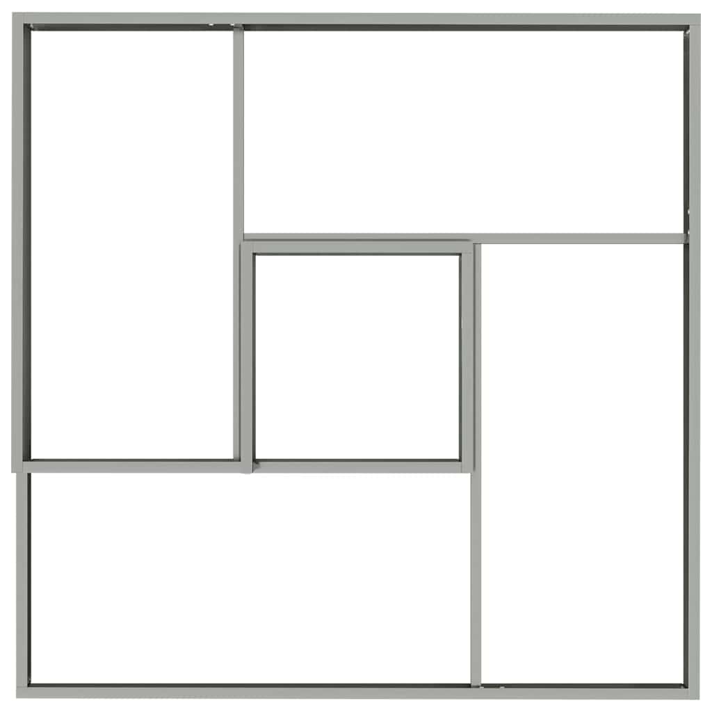 Vrtna saksija Srebrno 100 x 100 x 50 cm Cinkani čelik