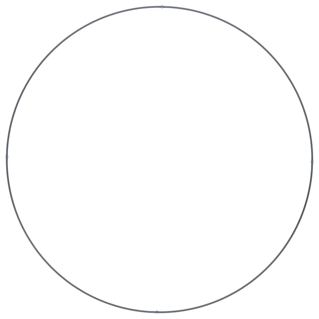 Prsten za saksiju Antracit 120 x 120 x 20 cm Čelična vrata