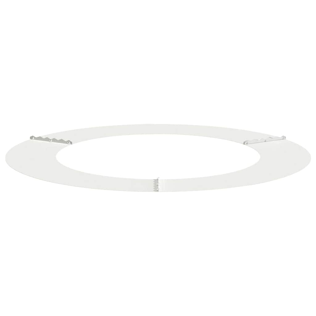 pogodno za ravne drvene prstenove 5 pcs Bijelo Ø60 / 90 cm Čelik