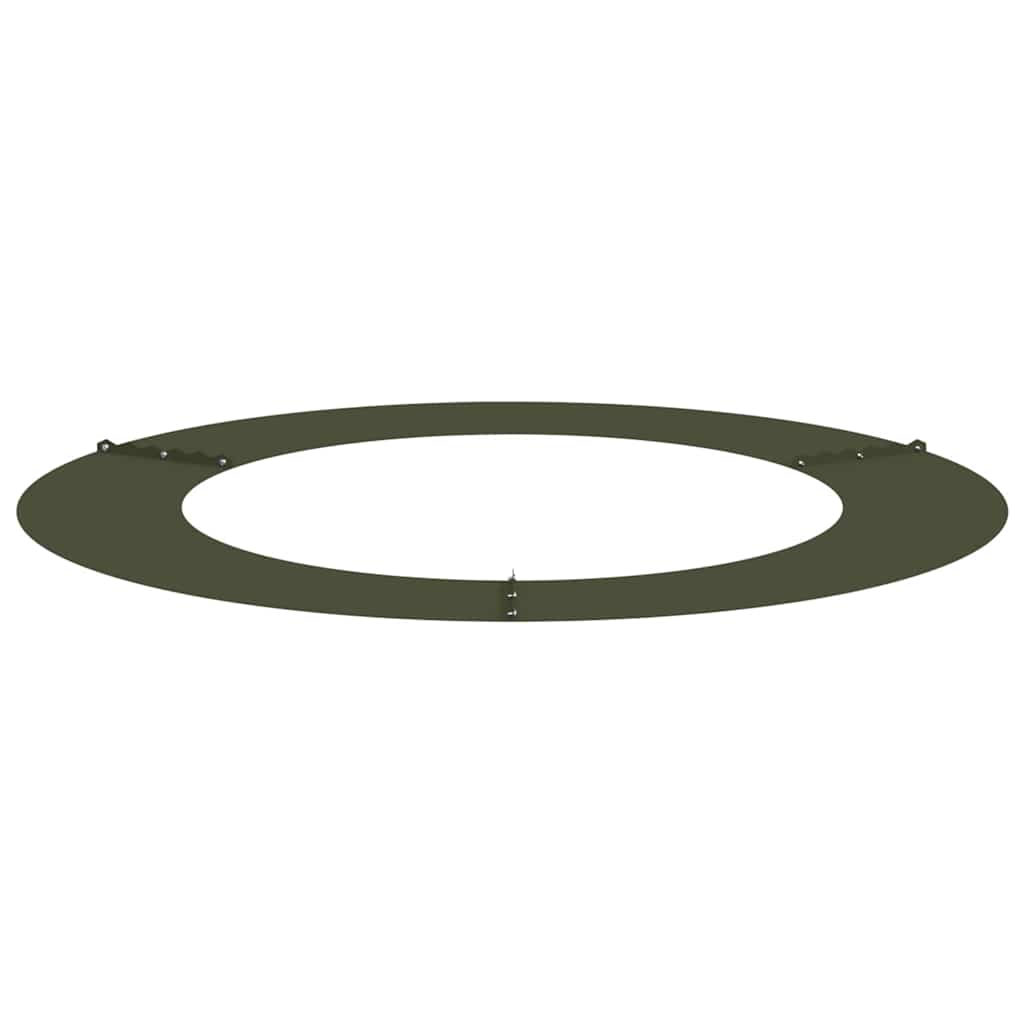 pogodno za ravne drvene prstenove 5 pcs Maslinovo zelena