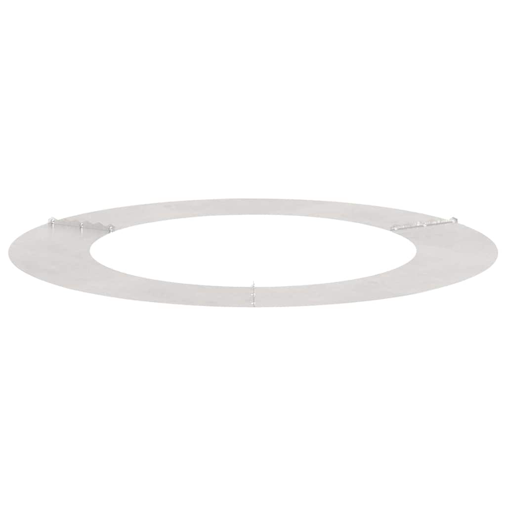 pogodno za ravne drvene prstenove 5 pcs Srebrno Ø60 / 90 cm