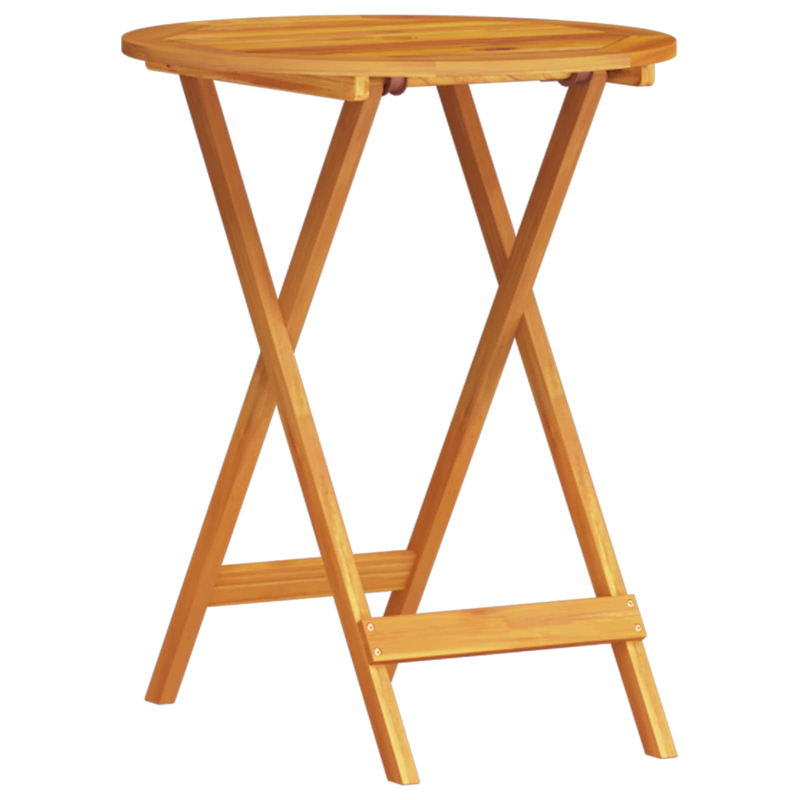 Sklopivi bistro set 3 pcs Smeđa Čvrsto drvo akacije