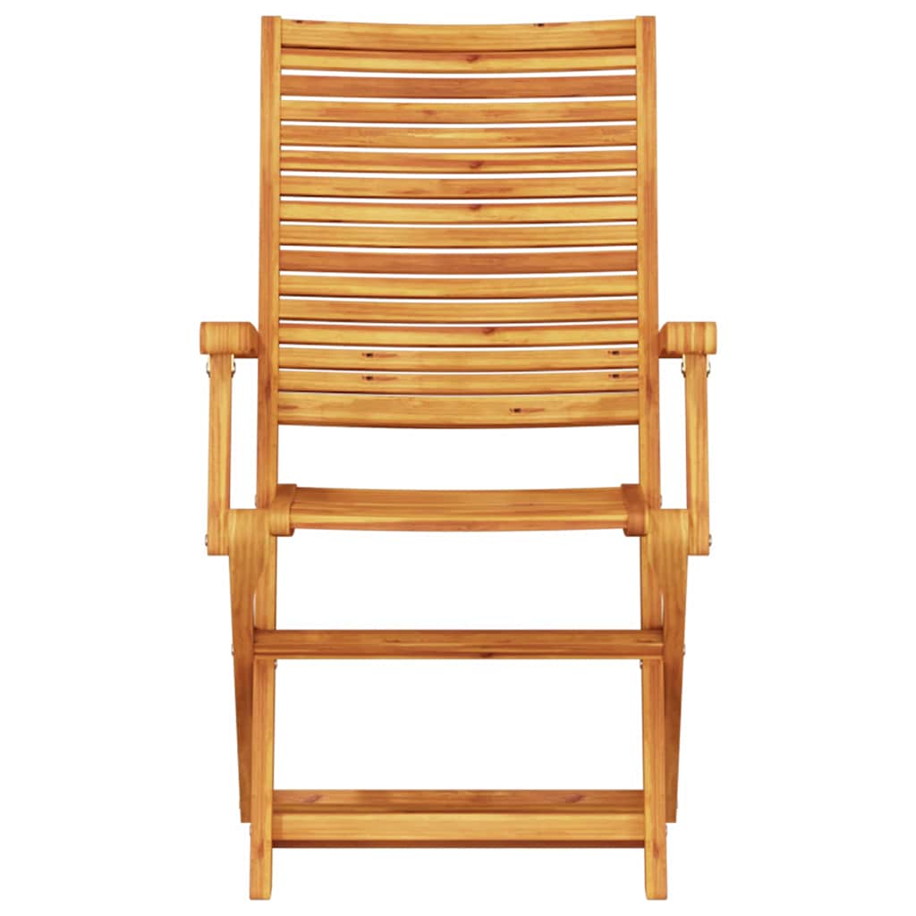 Sklopivi bistro set 3 kom. Smeđa Čvrsto drvo akacije