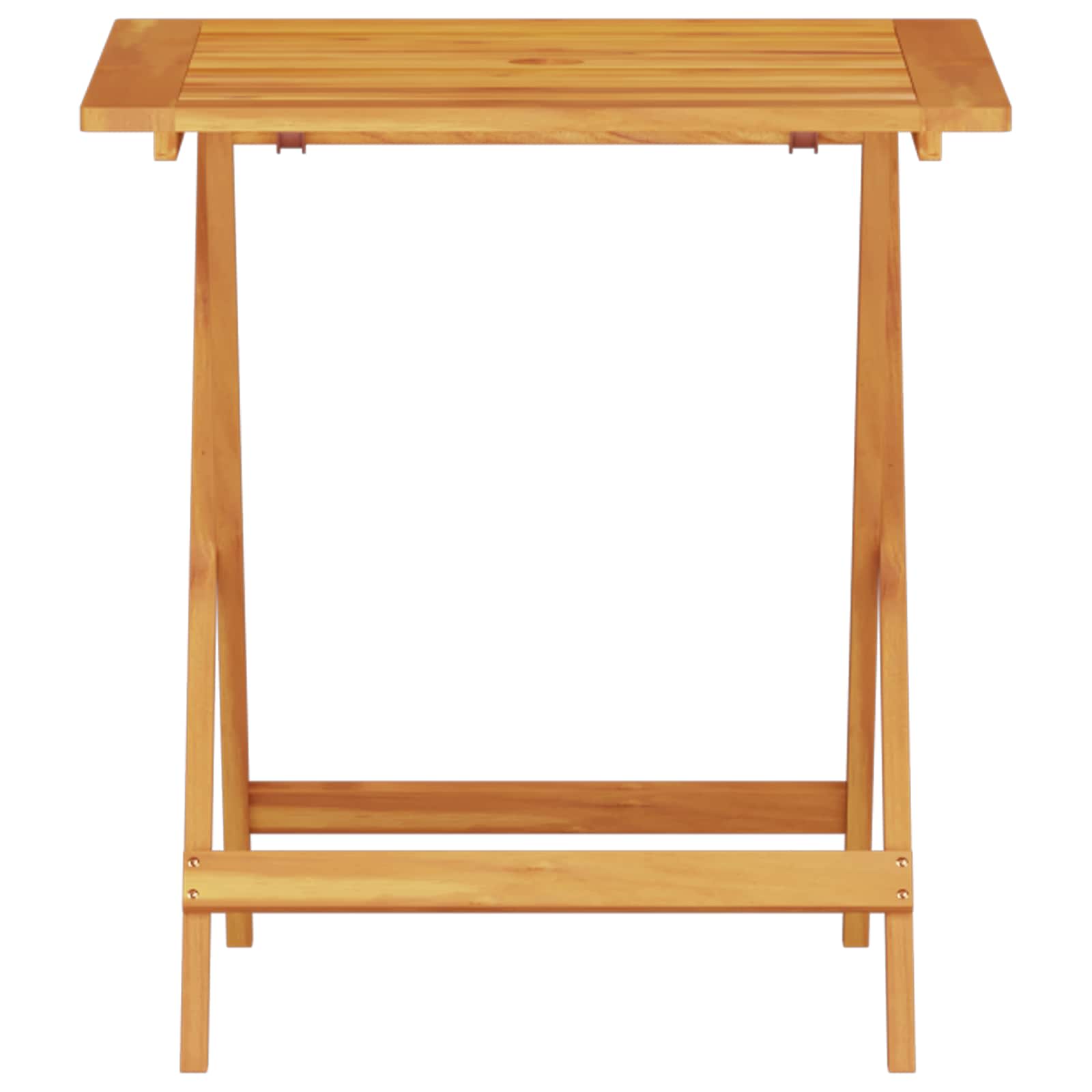 Sklopivi bistro set 3 pcs Smeđa Čvrsto drvo akacije