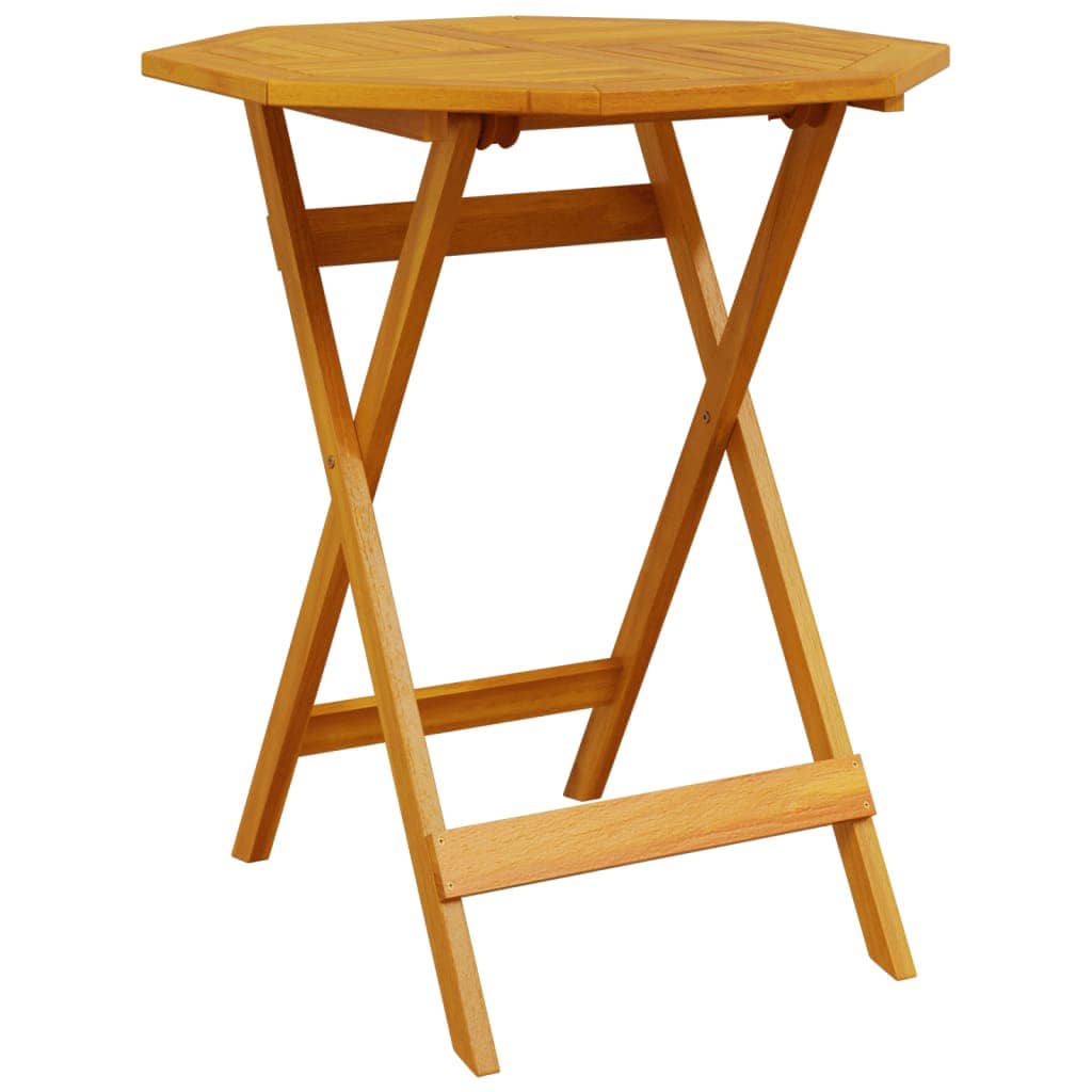 Sklopivi bistro set 3 pcs Smeđa Čvrsto drvo akacije
