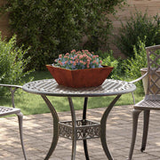 Vrtna saksija 5 pcs Rđa 40 x 40 x 15 cm