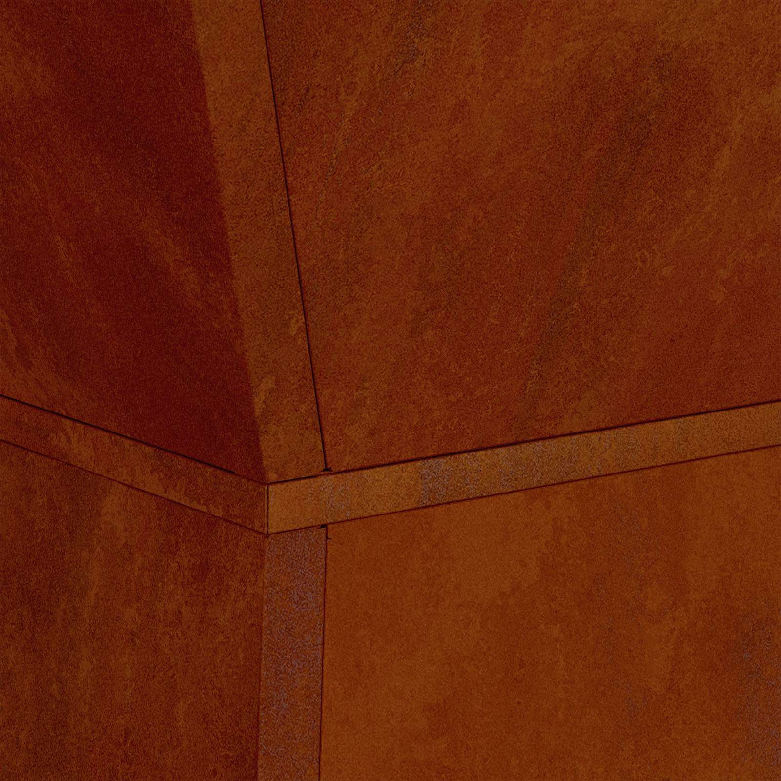 Stup saksija 2 pcs Srebrno 35 x 35 x 73 cm