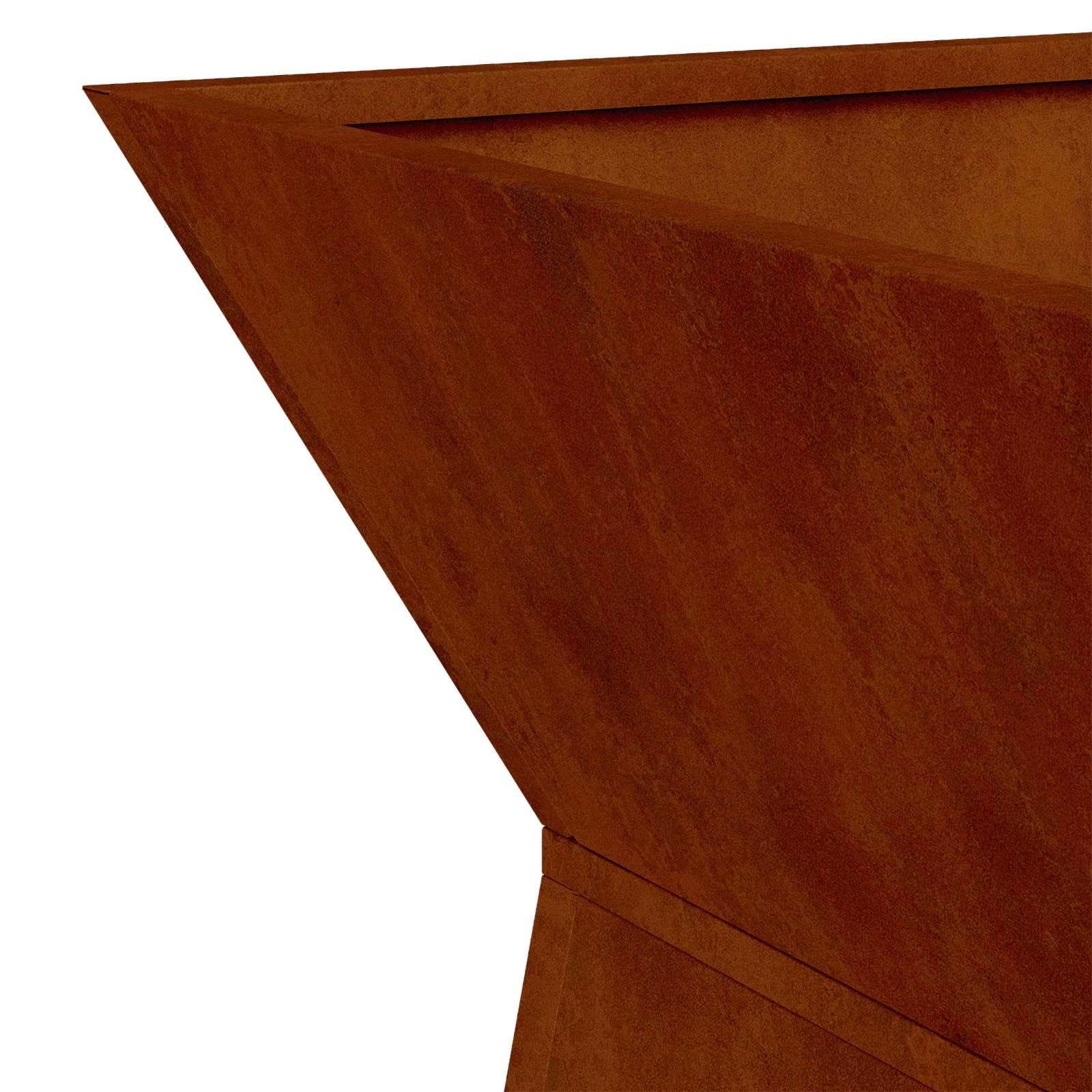 Stup saksija 2 pcs Srebrno 40 x 40 x 100 cm