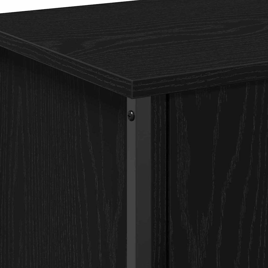 TV ormar Crni hrast 60 x 35 x 45 cm Konstruirano drvo