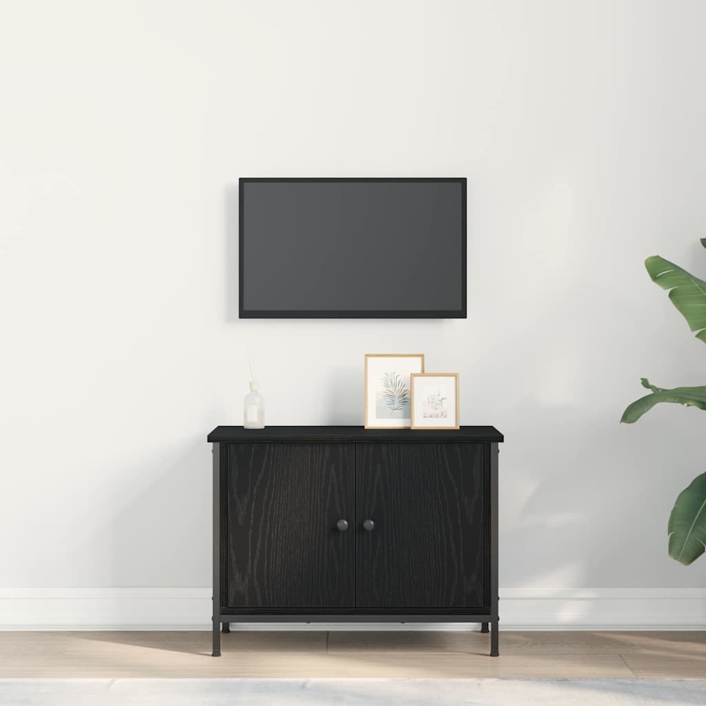 TV ormar Crni hrast 60 x 35 x 45 cm Konstruirano drvo