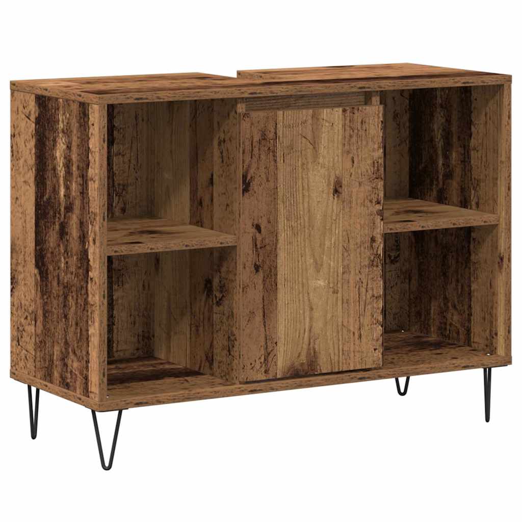 Kupaonski ormar Staro drvo 80 x 33 x 60 cm Konstruirano drvo