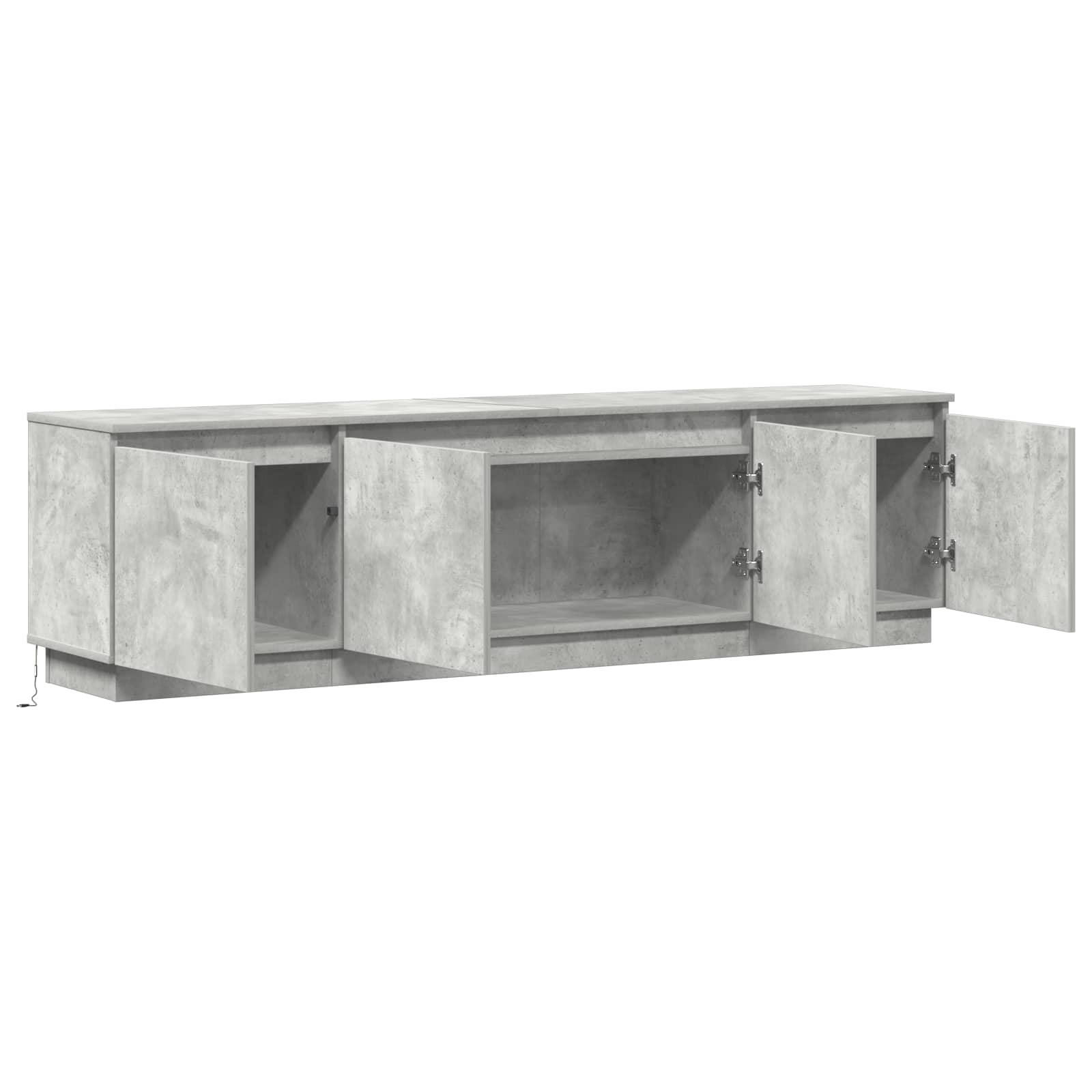 TV ormar Betonski sivi 180 x 38 x 49 cm Konstruirano drvo