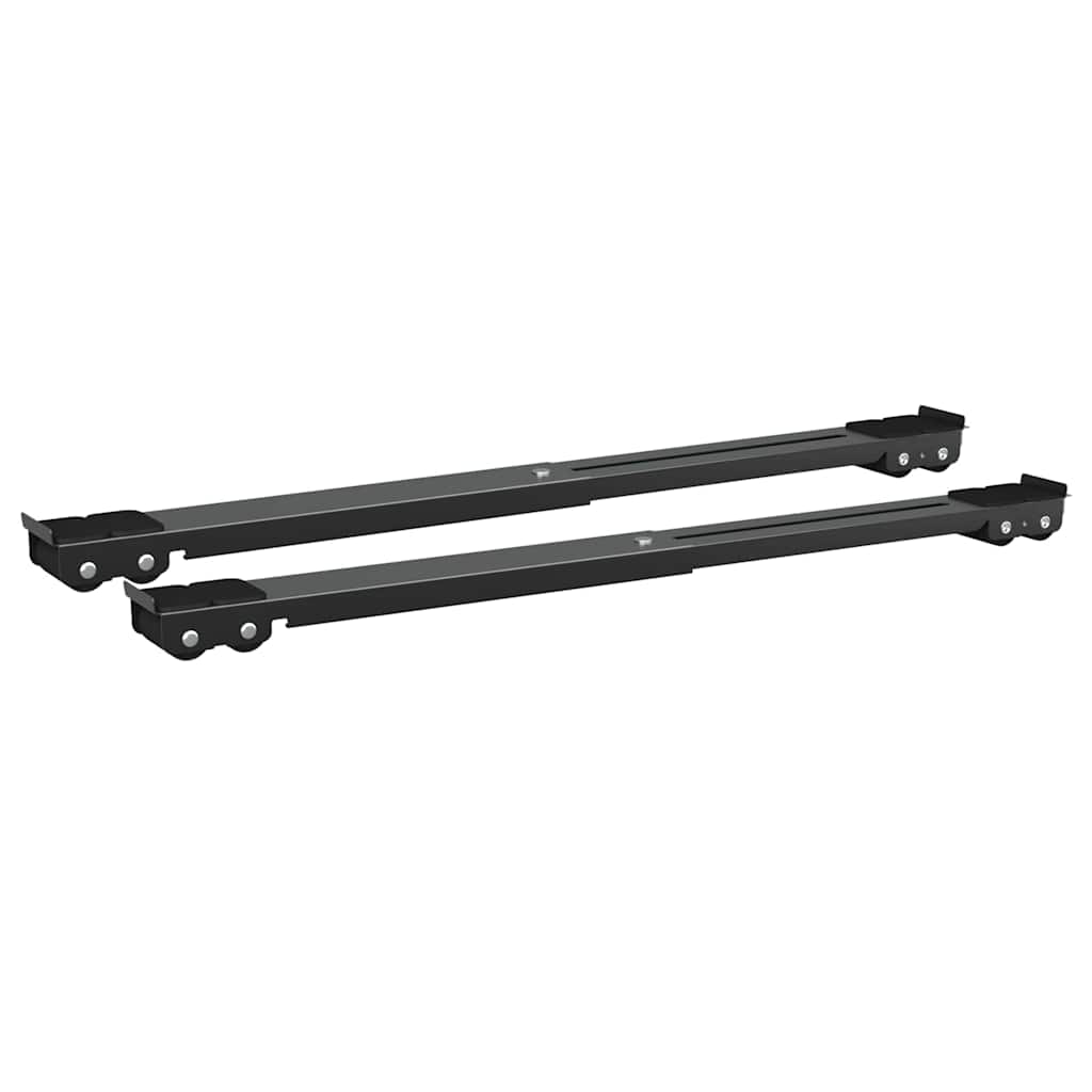 Postolje za perilicu rublja 2 pcs Crna 72 x 5 x 4,5 cm