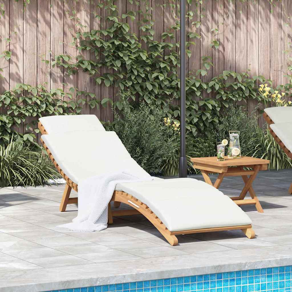 Suncobran za vrt Smeđa 198 x 55 x 58,5 cm Čvrsto teak drvo