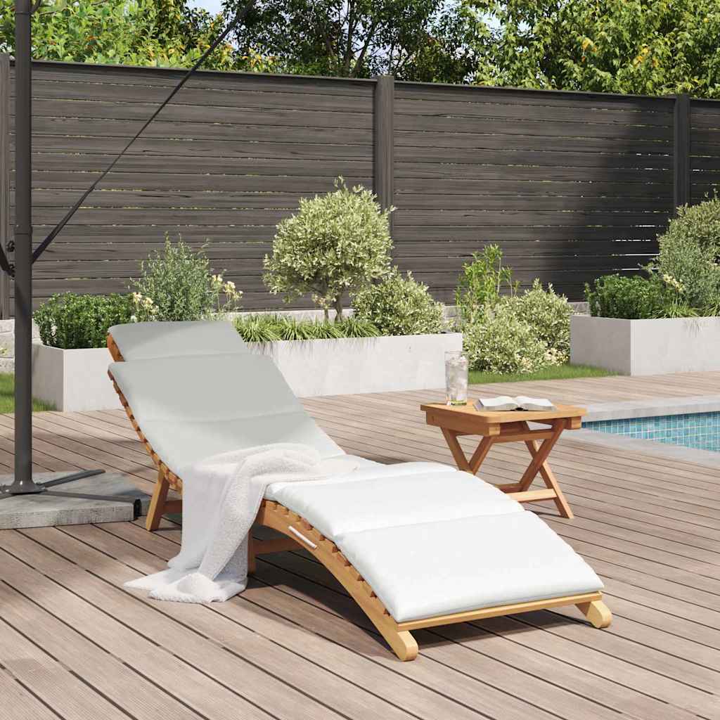 Suncobran za vrt Smeđa 198 x 55 x 58,5 cm Čvrsto teak drvo