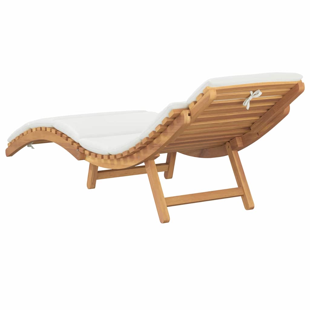 Suncobran za vrt Smeđa 198 x 55 x 58,5 cm Čvrsto teak drvo
