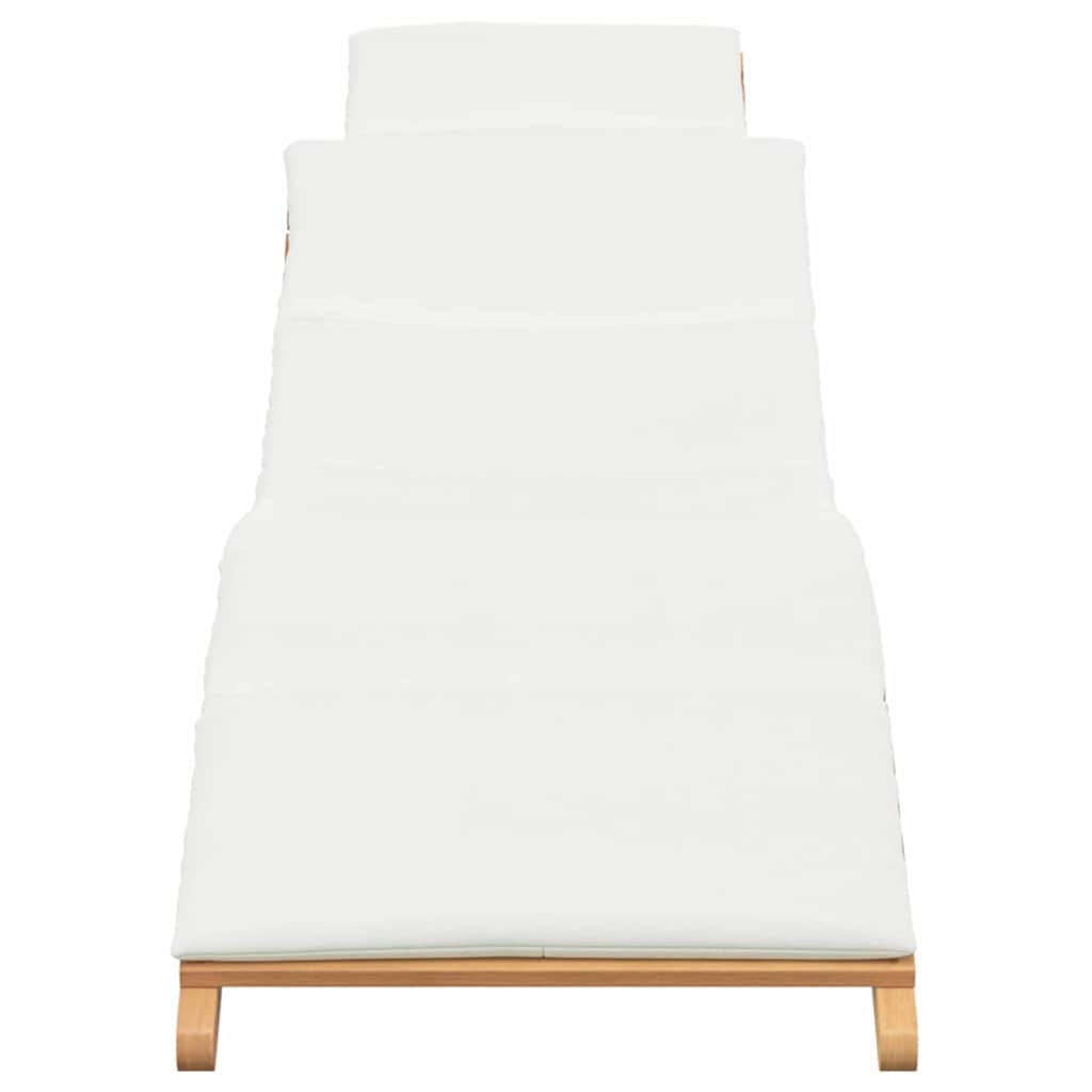 Suncobran za vrt Smeđa 198 x 55 x 58,5 cm Čvrsto teak drvo