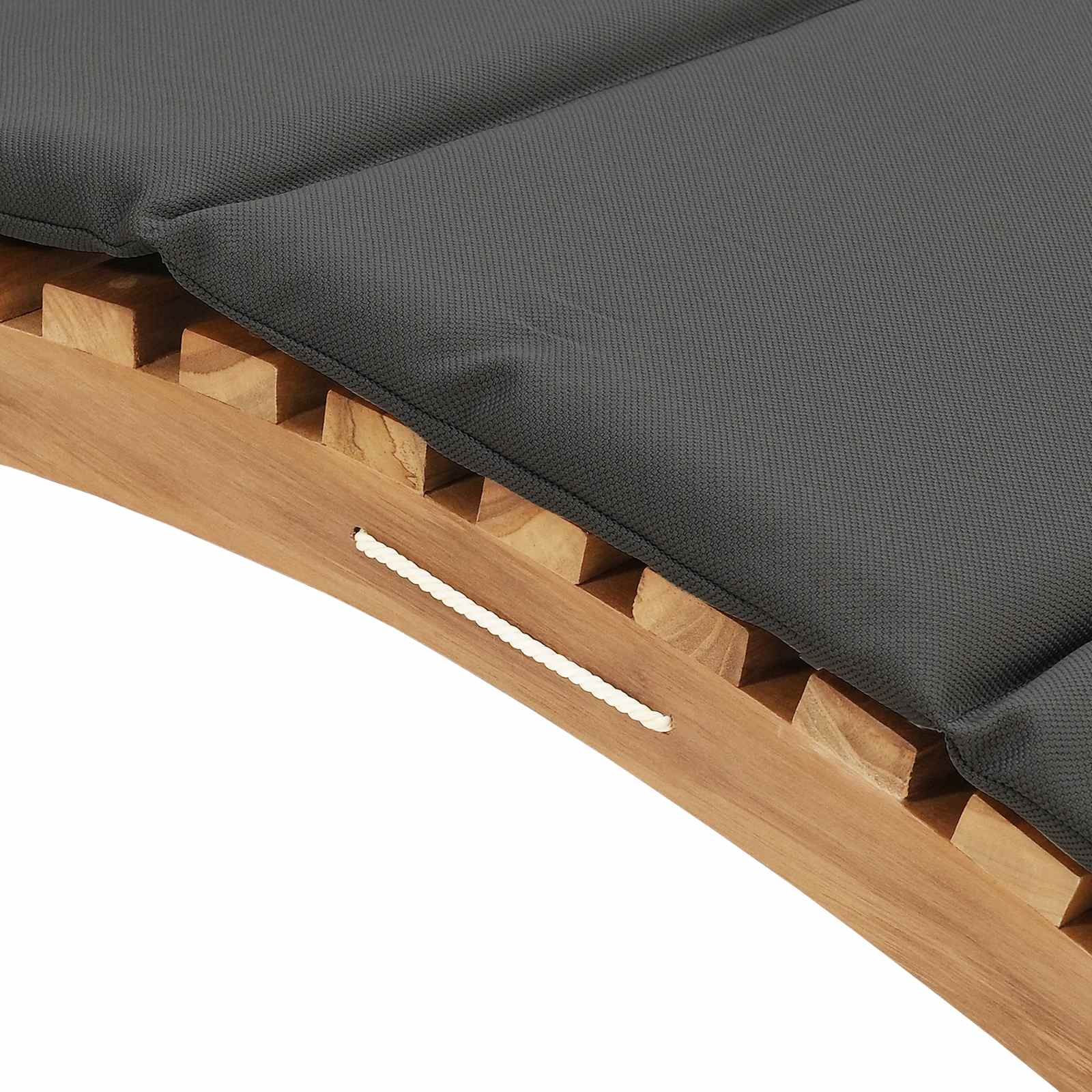 Suncobran za vrt Smeđa 198 x 55 x 58,5 cm Čvrsto teak drvo
