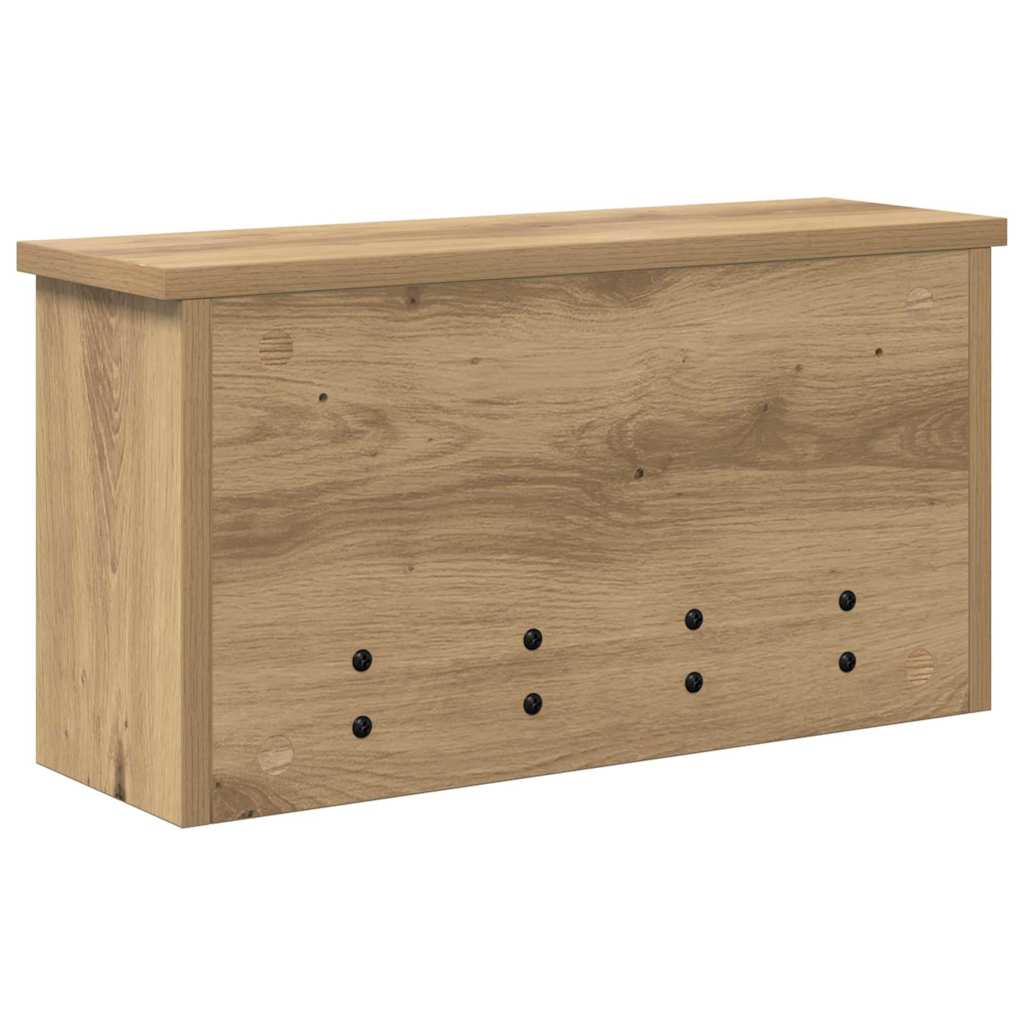 Vješalica za kapute na zidu Umjetnički hrast 50 x 16 x 26 cm
