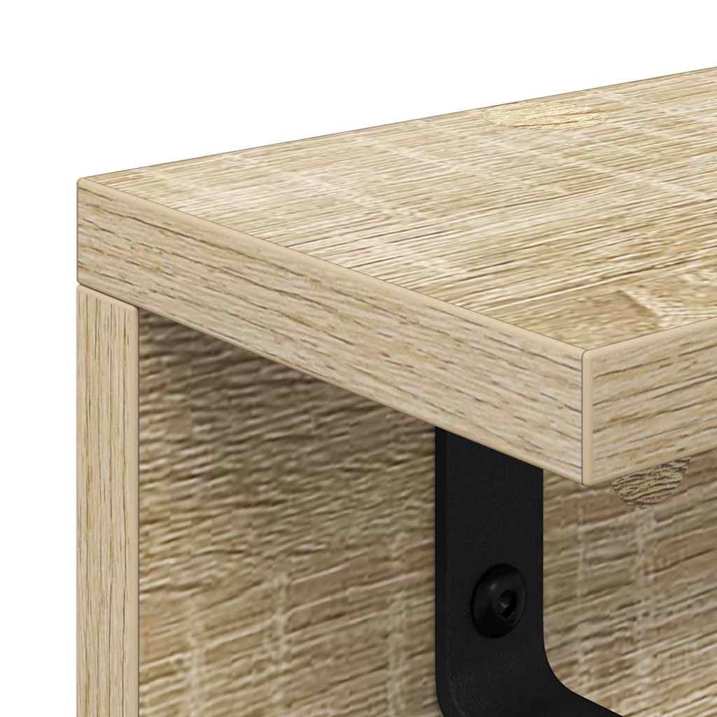 Vješalica za kapute na zidu Sonoma hrast 60 x 10,5 x 10,5 cm