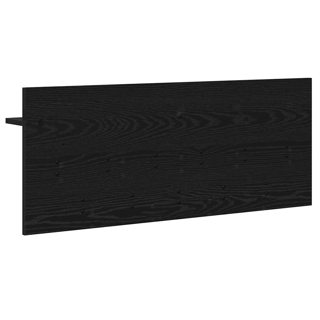 Vješalica za kapute na zidu Zidne Crni hrast 100 x 40 x 12 cm