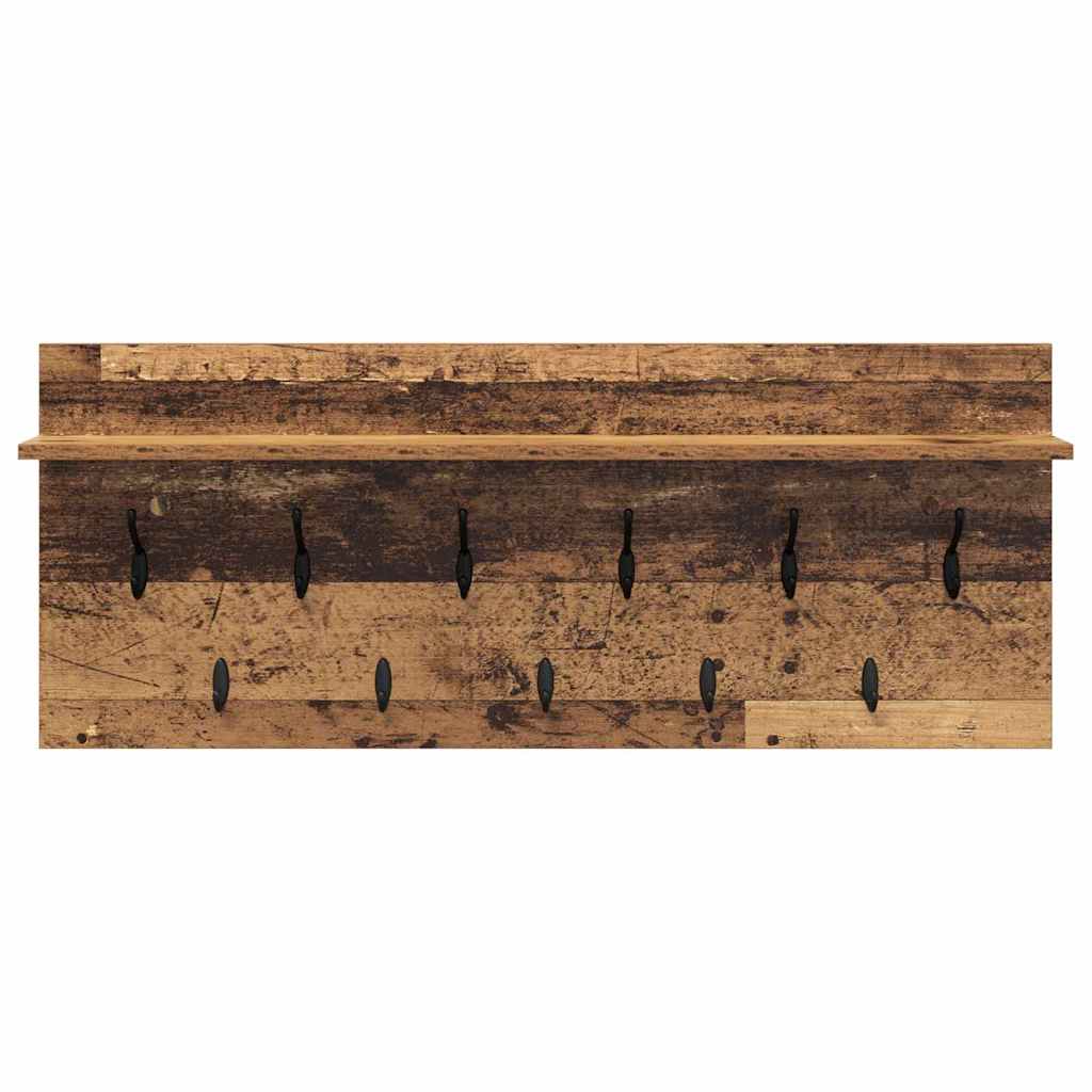 Vješalica za kapute na zidu Zidne Staro drvo 100 x 40 x 12 cm