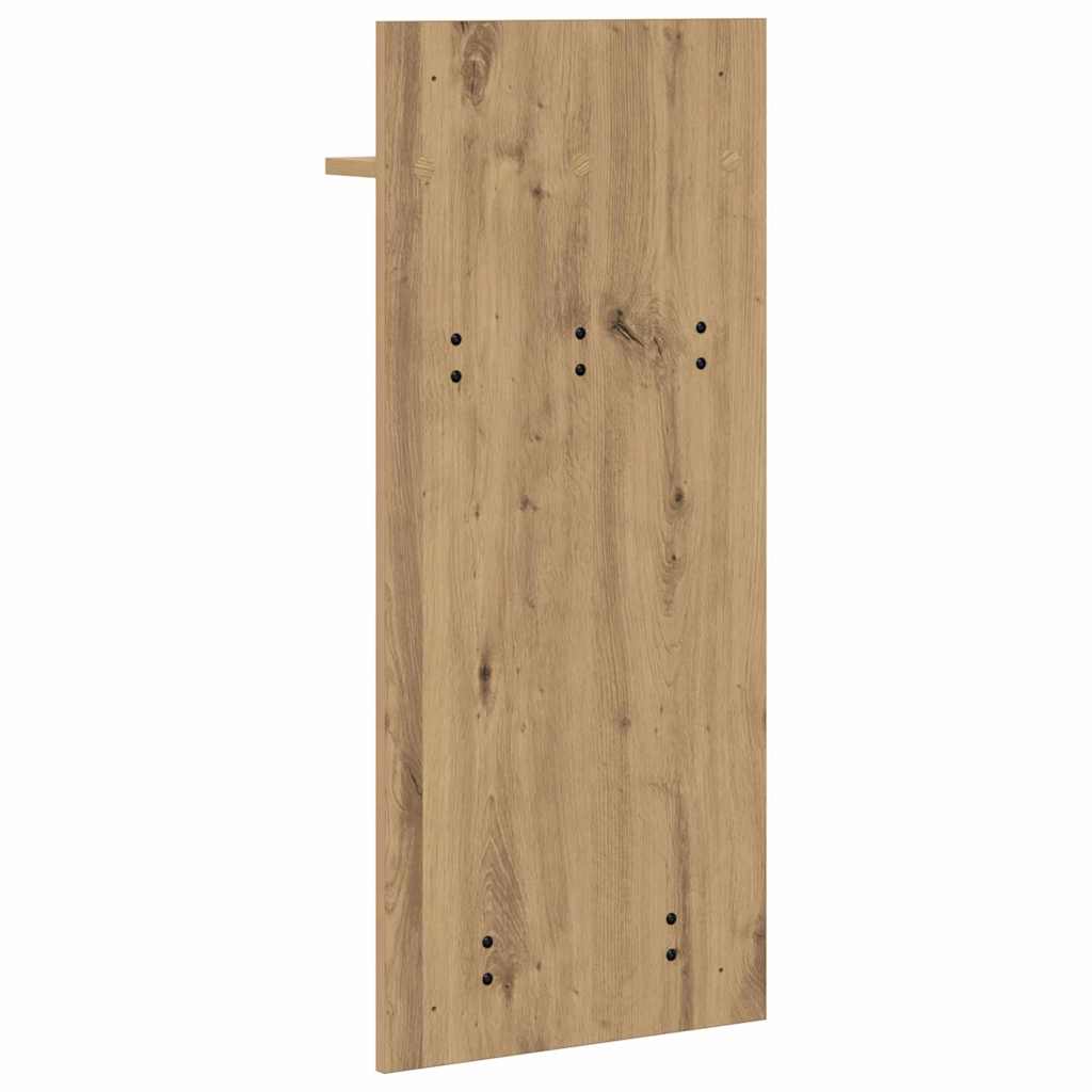 Vješalica za kapute na zidu Umjetnički hrast 40 x 10 x 90 cm