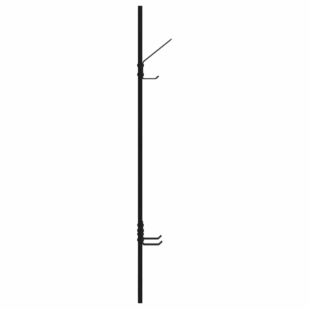 Vješalica za kapute na zidu Zidne Crni hrast 20 x 1,5 x 100 cm