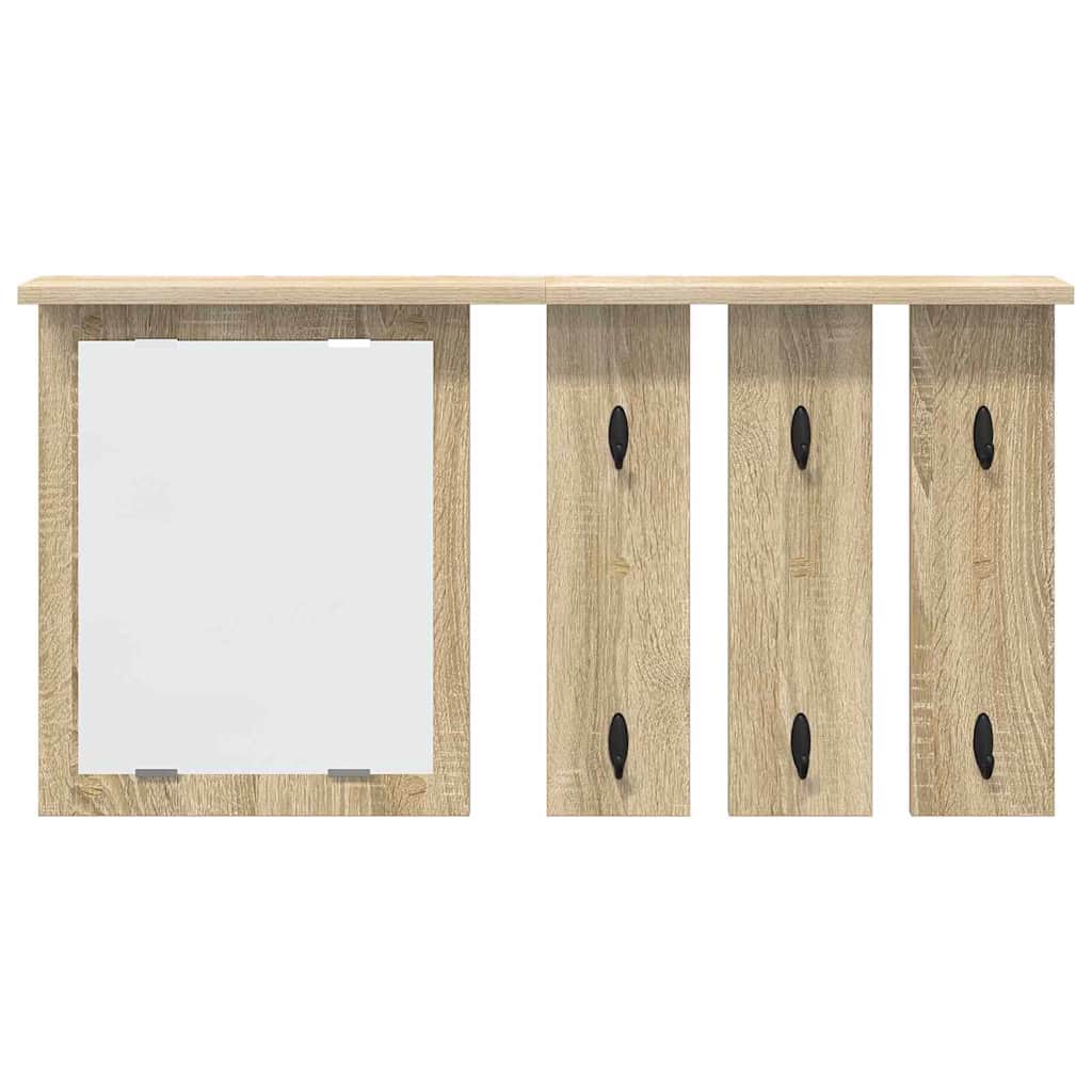 Vješalica za kapute na zidu Zidne sonoma hrast 85 x 10 x 45 cm