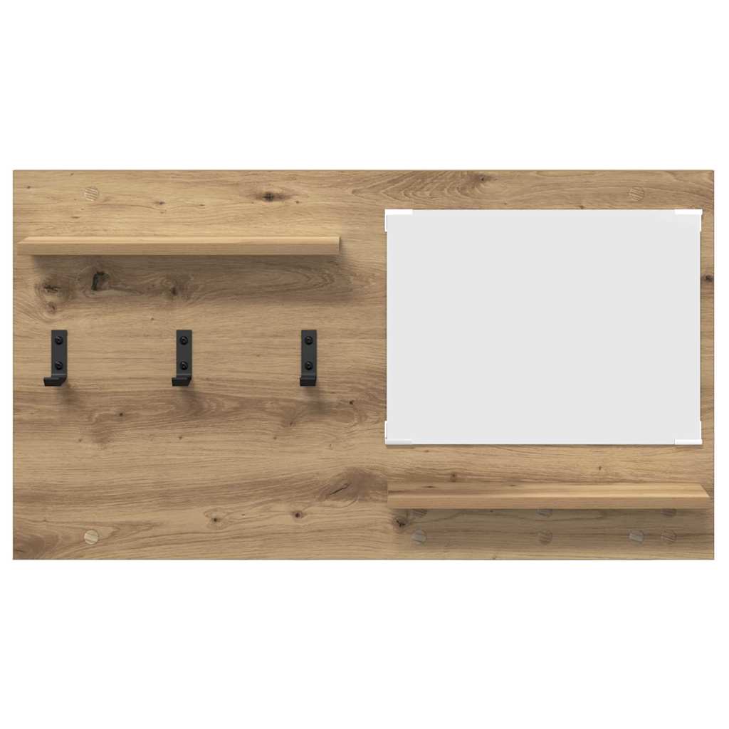 Vješalica za kapute na zidu Umjetnički hrast 90 x 10 x 50 cm