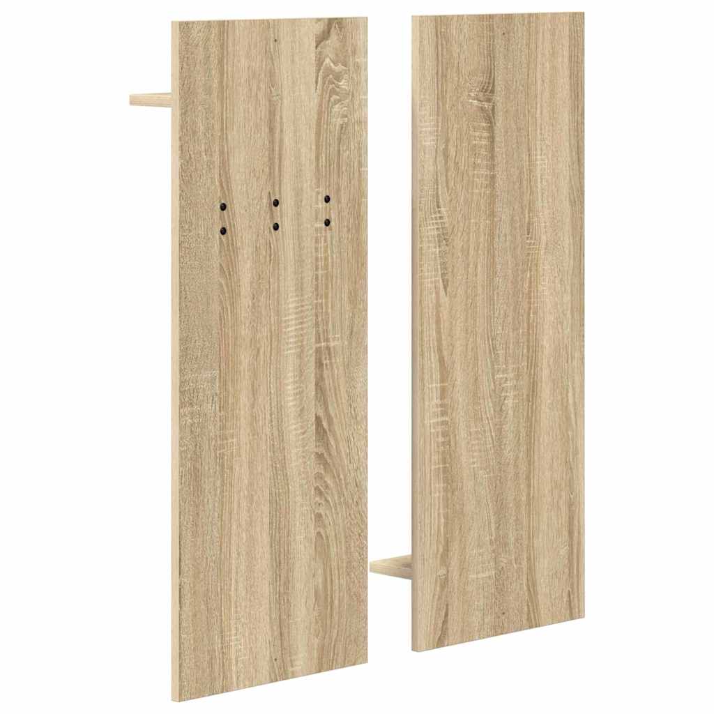 Vješalica za kapute na zidu Zidne Sonoma hrast 70 x 10 x 90 cm