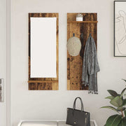 Vješalica za kapute na zidu Zidne Staro drvo 70 x 10 x 90 cm