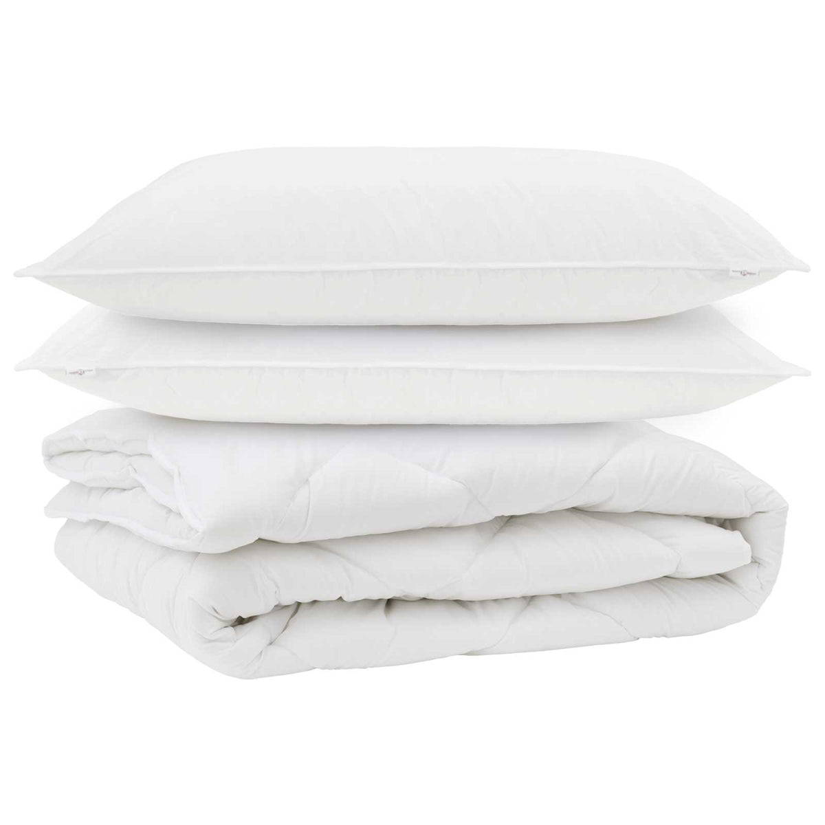 Duvet za sve sezone s jastukom 3 kom. Bijela Mikrovlakna 240 x 220 cm