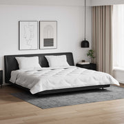Duvet s jastucima s jastukom 3 kom. Bijelo Mikrofibra i Pero Bijela 260 x 220 cm,50 x 75 cm