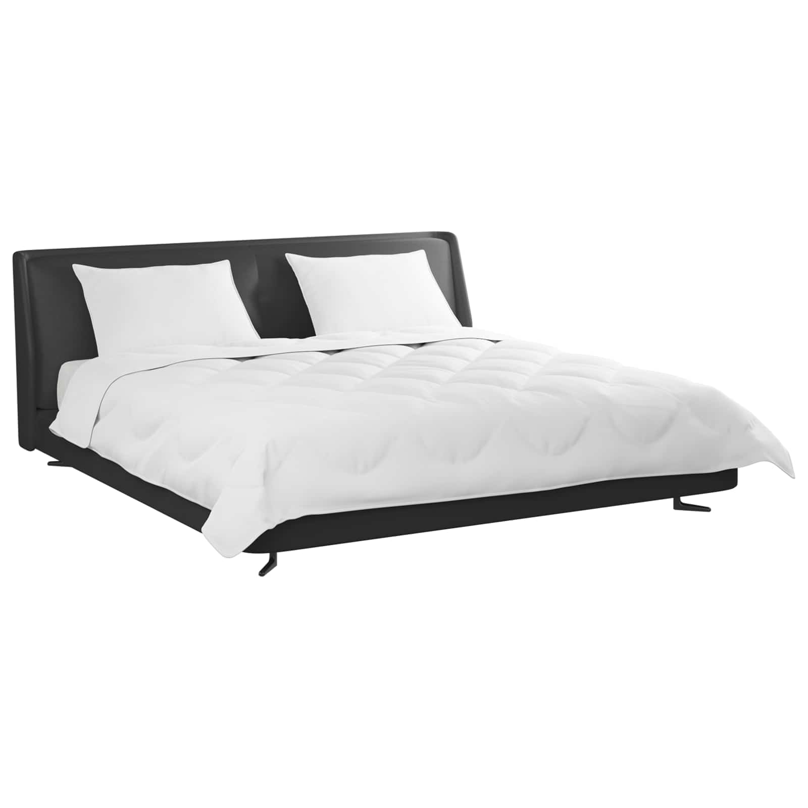 Duvet s jastucima s jastukom 3 pcs Bijelo Mikrovlakna
