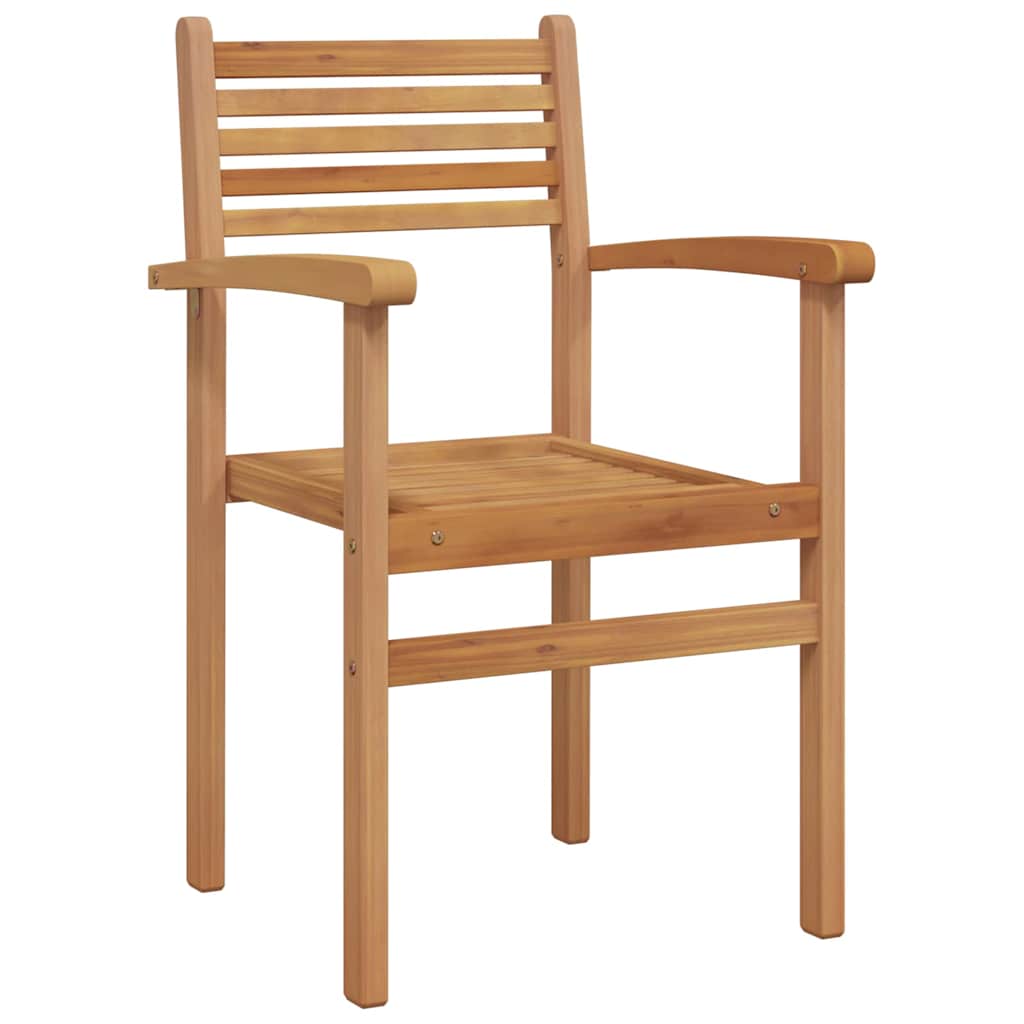 Stolica 8 pcs Smeđa 56 x 55 x 90.5 cm Čvrsto teak drvo
