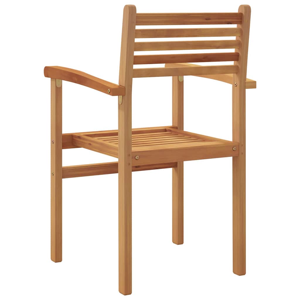 Stolica 8 pcs Smeđa 56 x 55 x 90.5 cm Čvrsto teak drvo