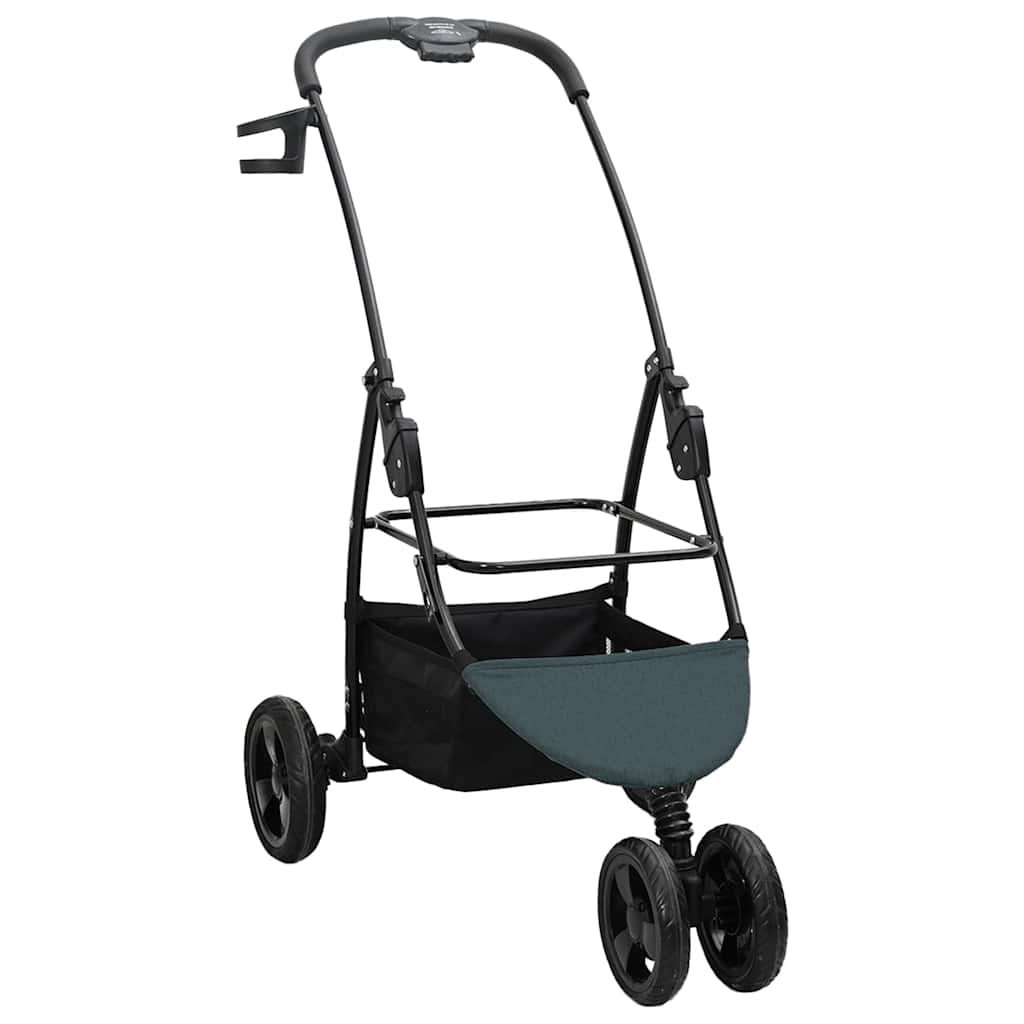 Sklopiva kolica za kućne ljubimce Zelena 78 x 54 x 101 cm