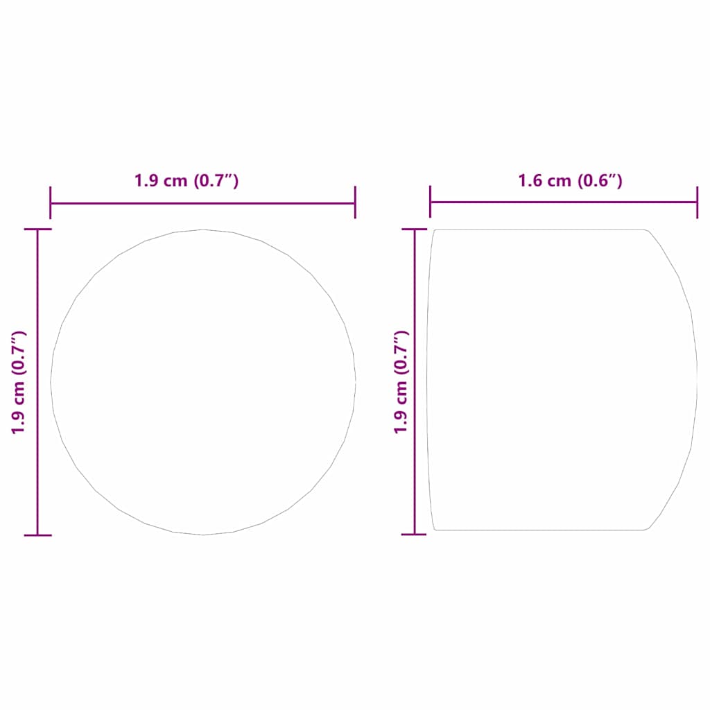 Kapice za odbojkašku stolicu 10 pcs Crna 1,9 x 1,9 x 1,6 cm PP