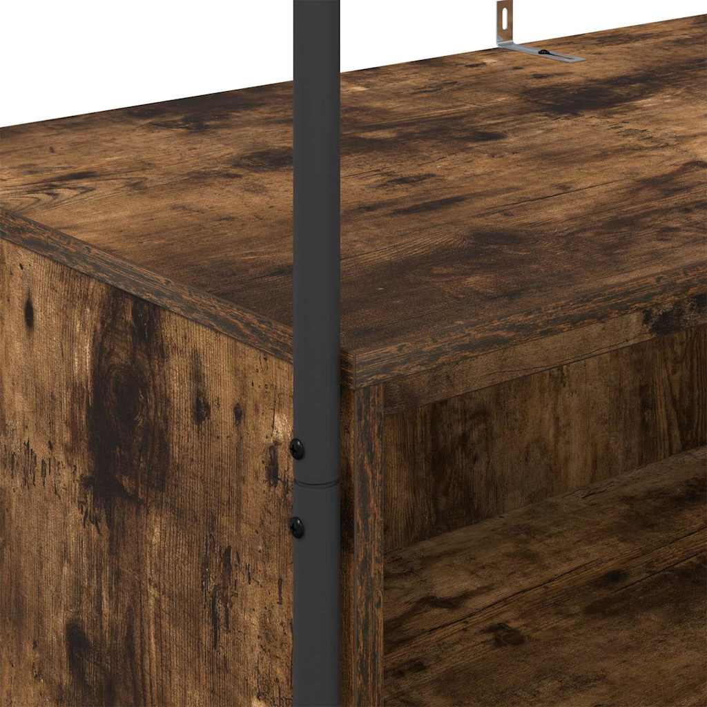 Stalak za odjeću s pohranom Smeđi hrast 100 x 44 x 160 cm