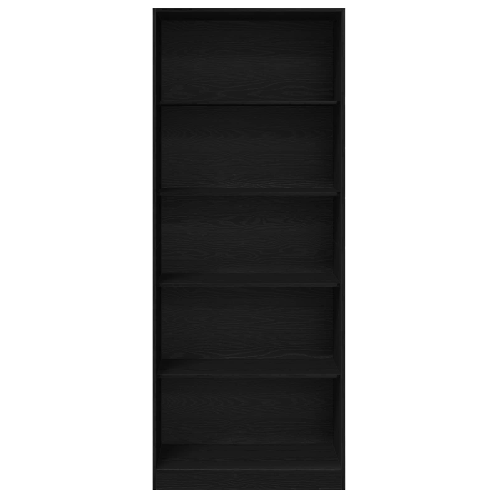 Ormarić s policom Crni hrast 80 x 50 x 200 cm Konstruirano drvo