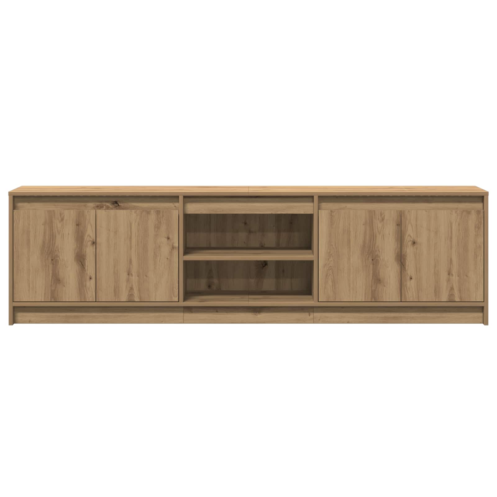TV Jedinice 2 pcs Smeđa 180 x 34 x 50 cm Konstruirano drvo
