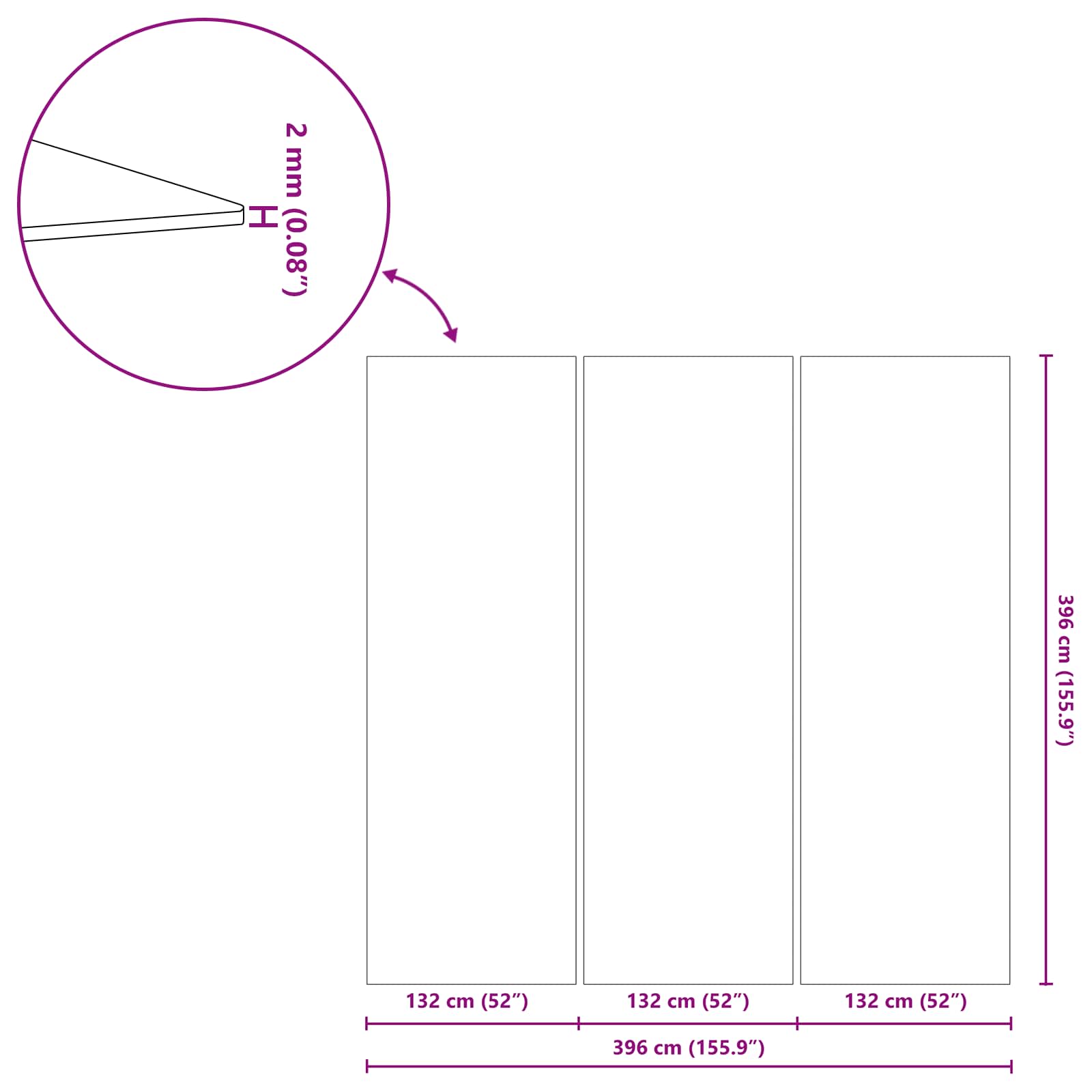 Podni sheet za bazen Svijetlo siva 396 x 396 x 0,1 cm