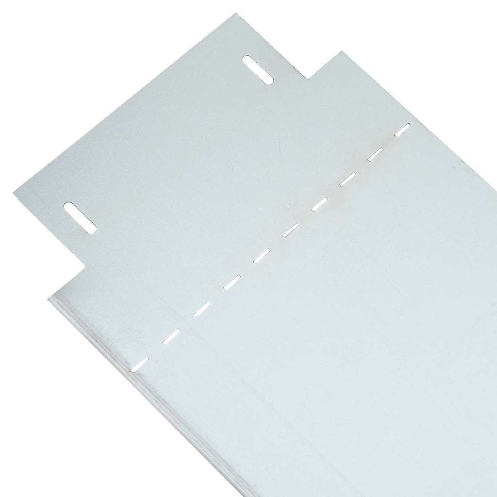 Rubnjaci za travnjak 5 pcs Srebrno 100 x 25 x 0,07 cm