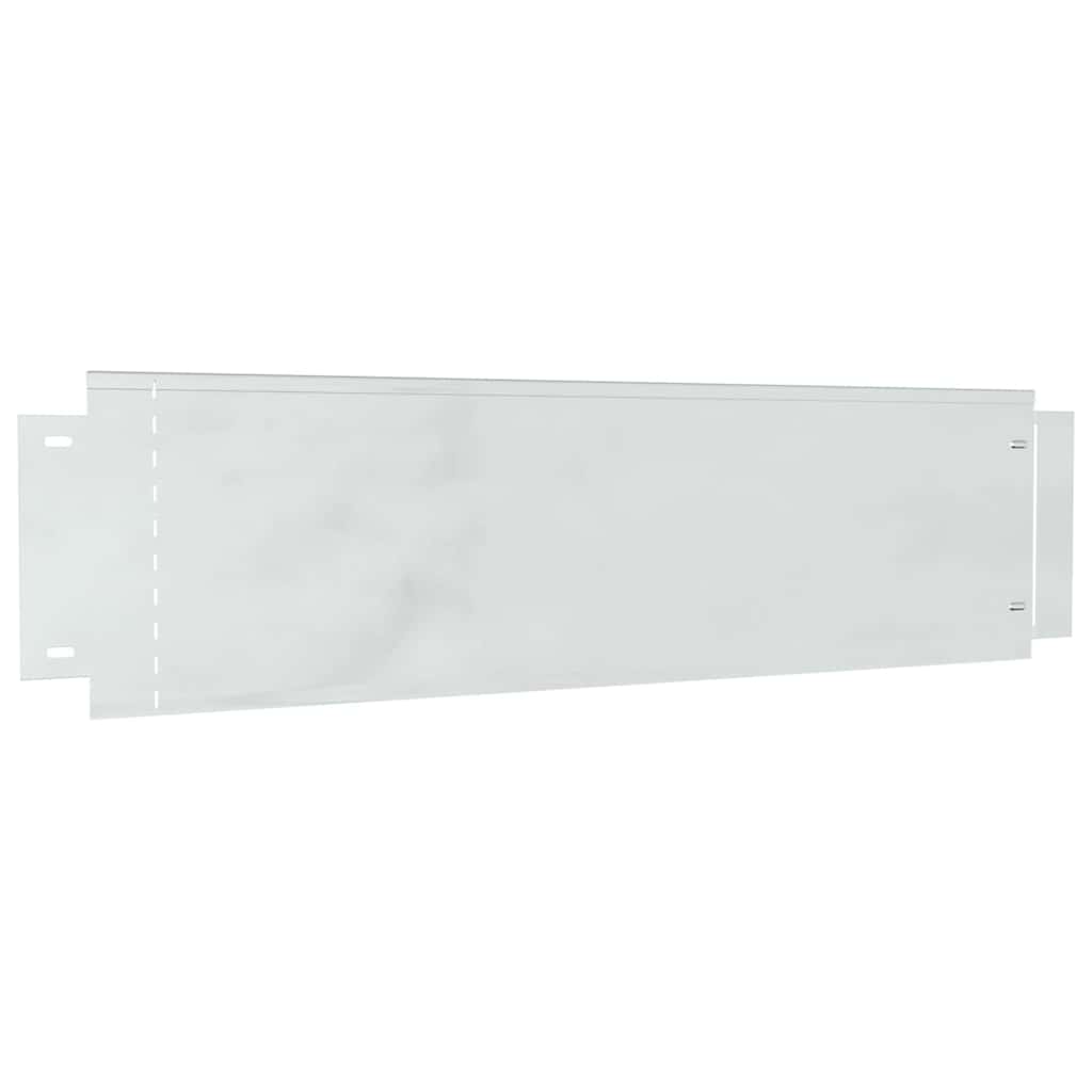 Rubnjaci za travnjak 5 pcs Srebrno 100 x 25 x 0,07 cm