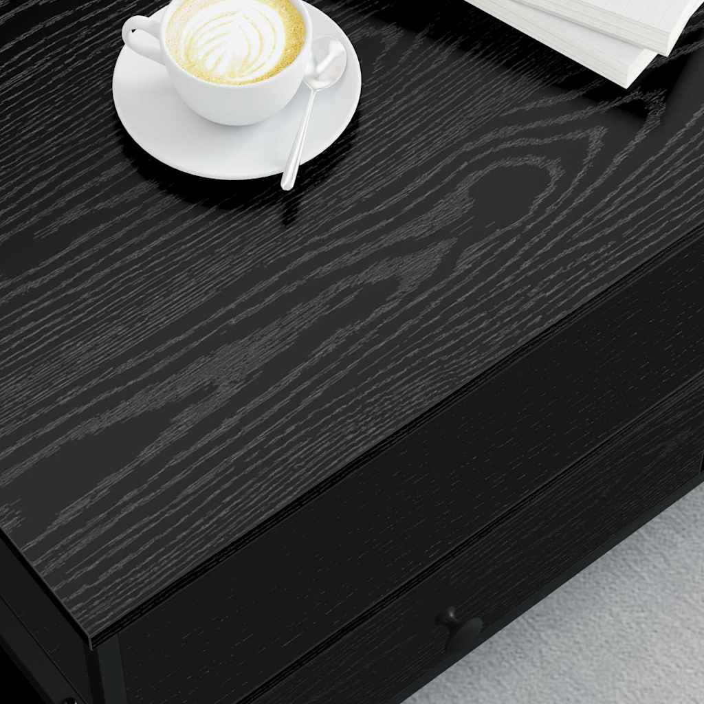 with Drawer Crni hrast 100 x 51 x 45 cm Konstruirano drvo